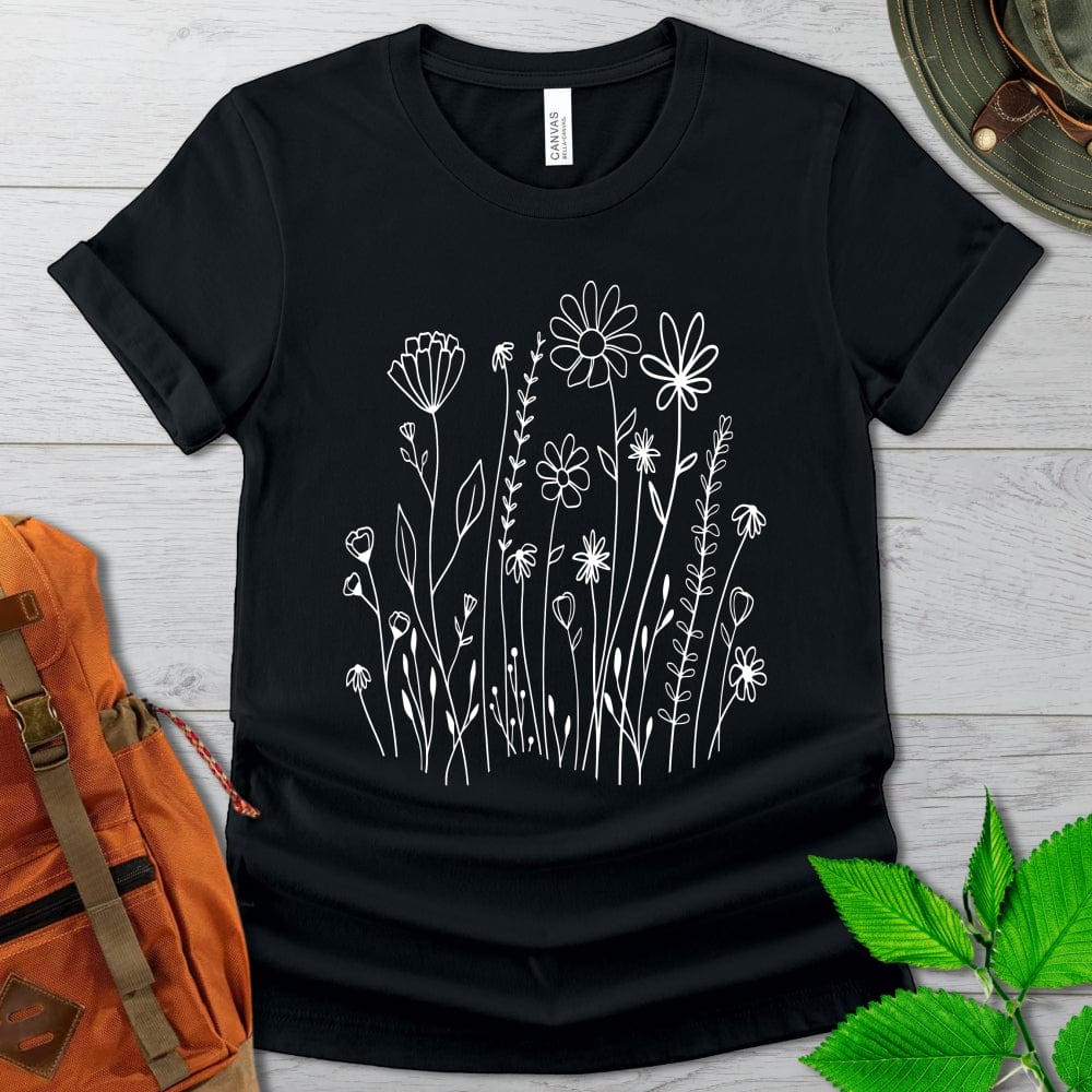 White Wildflowers Tshirt