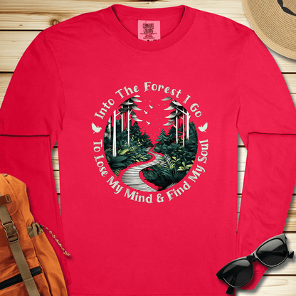 Into The Forest I Go Long Sleeve Tshirt