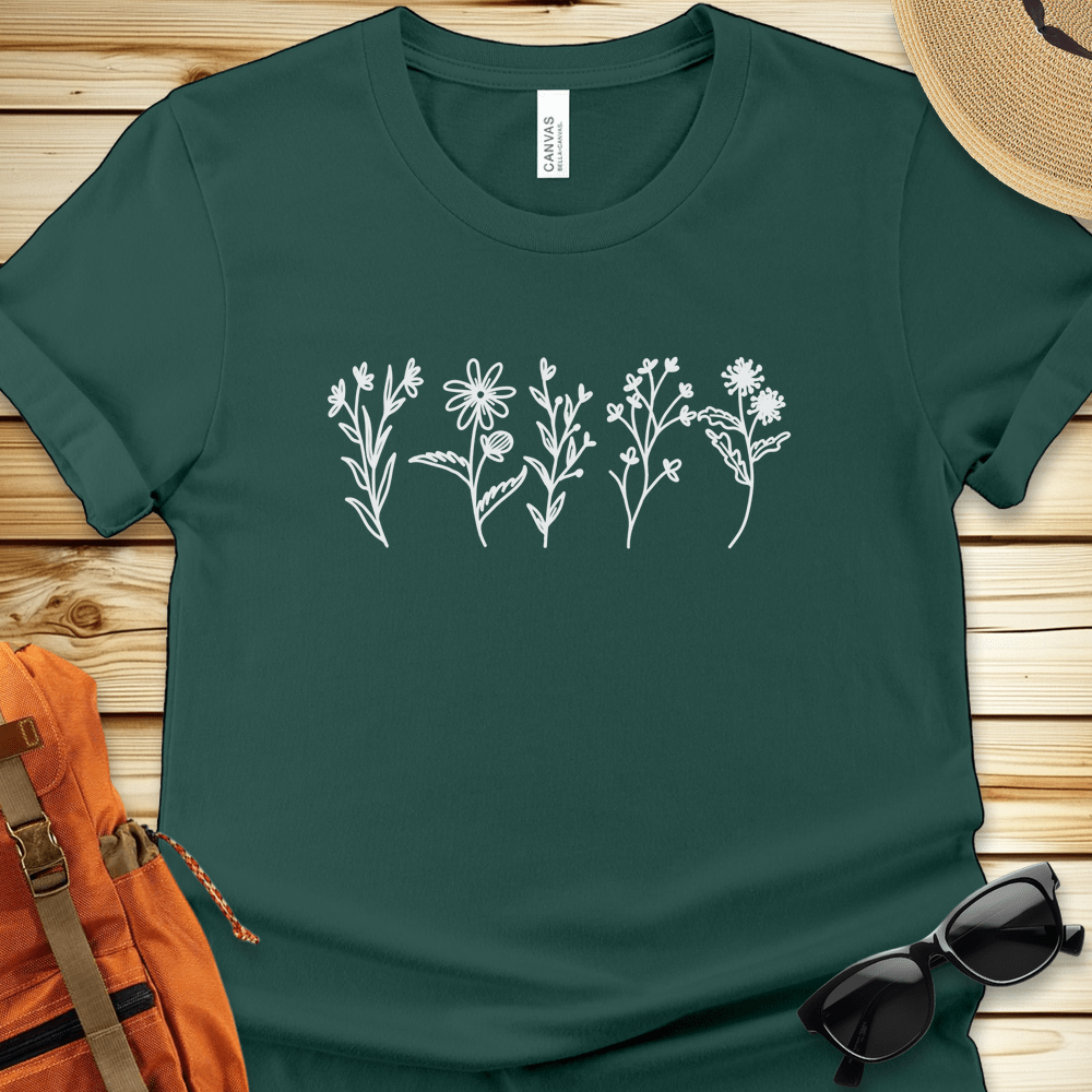 Simple Wildflowers Tshirt