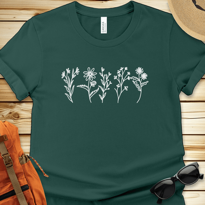 Simple Wildflowers Tshirt