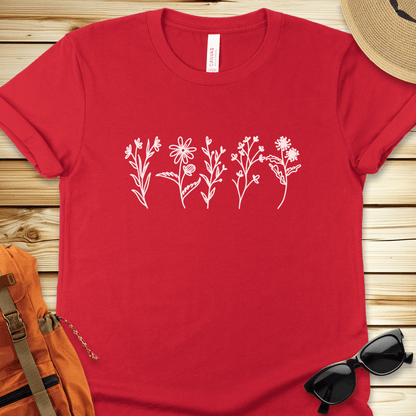 Simple Wildflowers Tshirt