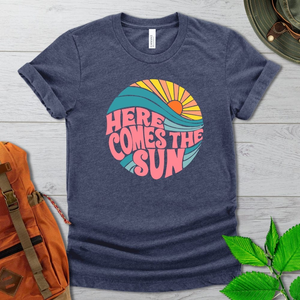 Here Comes The Sun Retro Tshirt