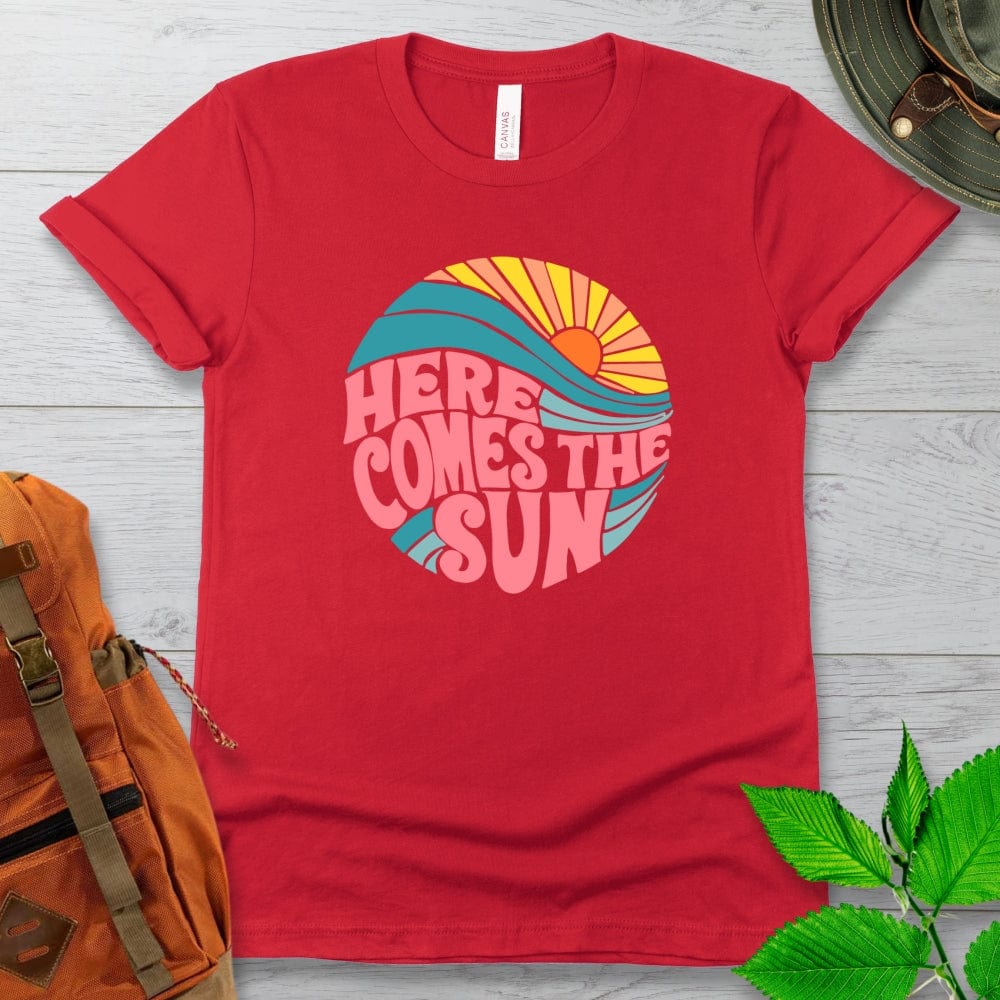 Here Comes The Sun Retro Tshirt