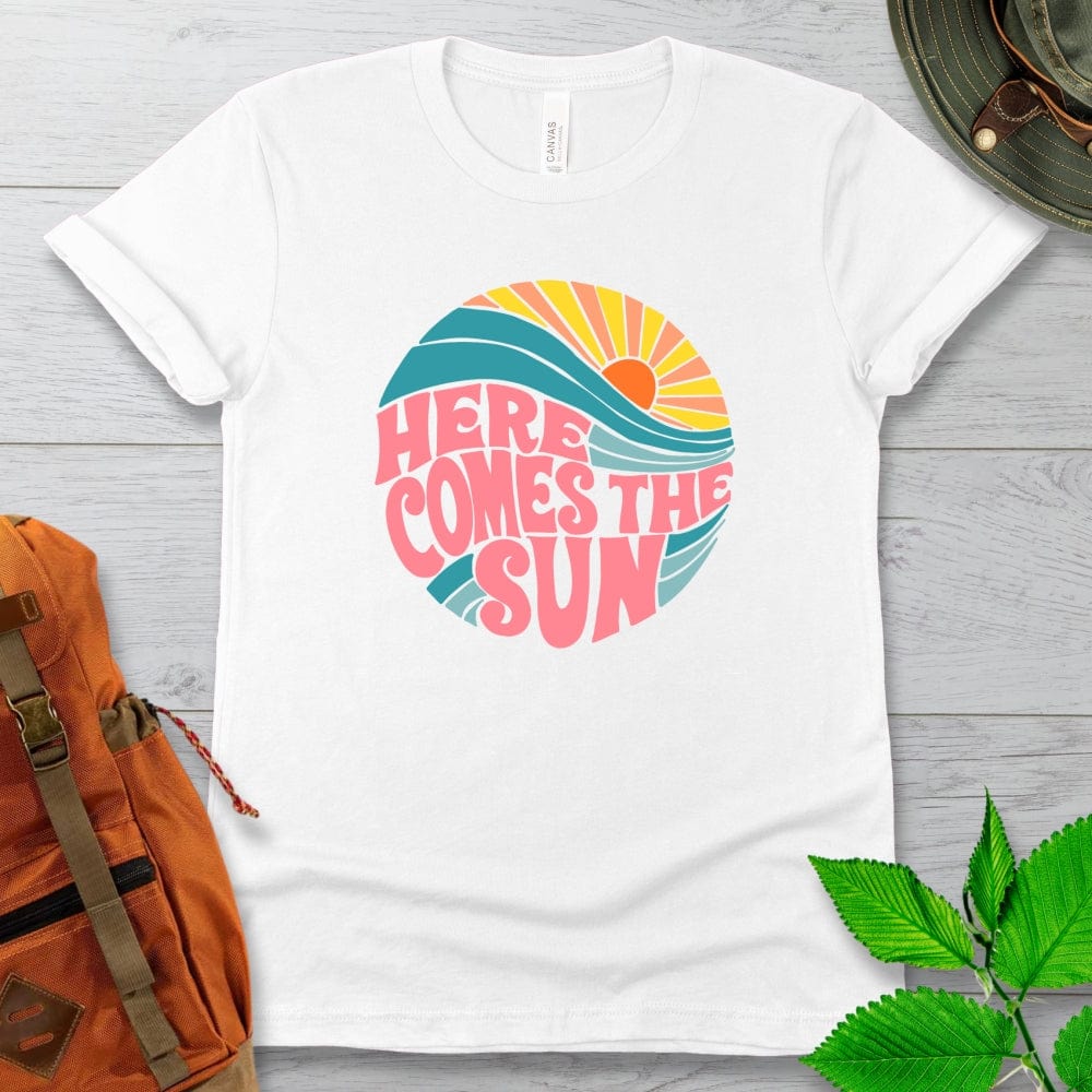 Here Comes The Sun Retro Tshirt