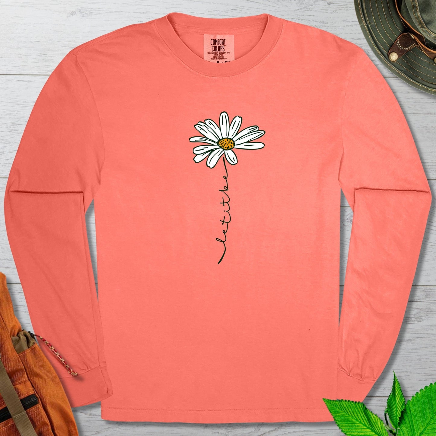 Let It Be Daisy Long Sleeve Tshirt