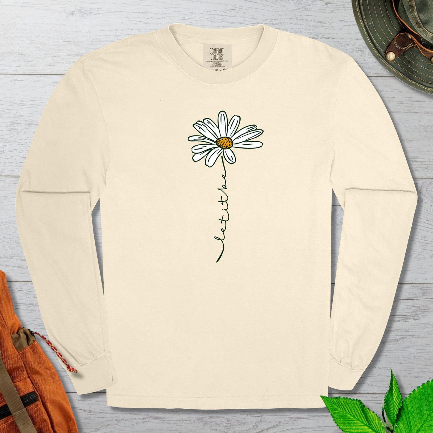 Let It Be Daisy Long Sleeve Tshirt