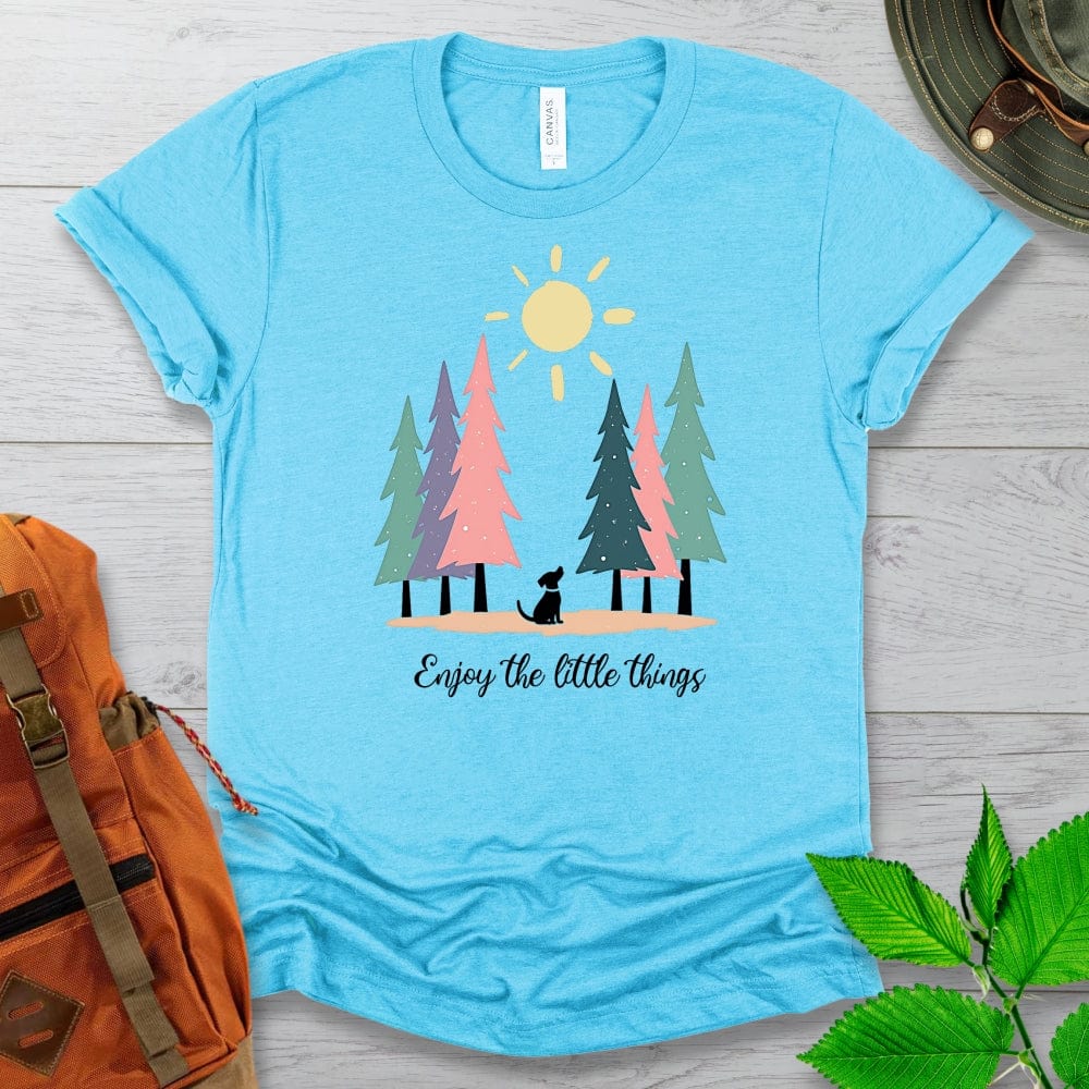 Enjoy The Little Things Dog Tshirt