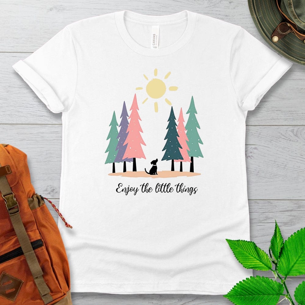 Enjoy The Little Things Dog Tshirt