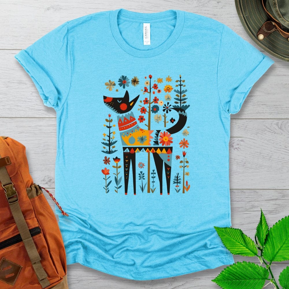 Flower Folklore Dog Tshirt