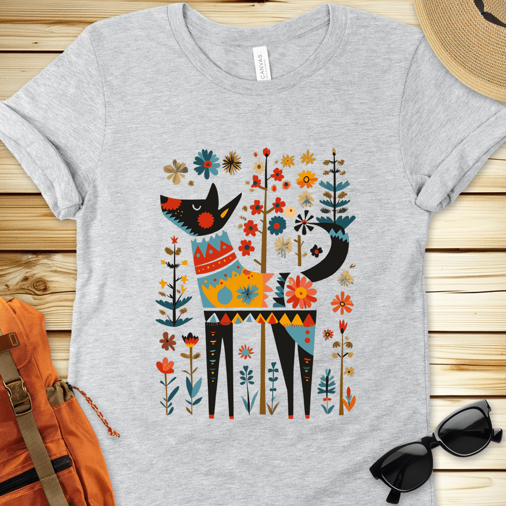 Flower Folklore Dog Tshirt