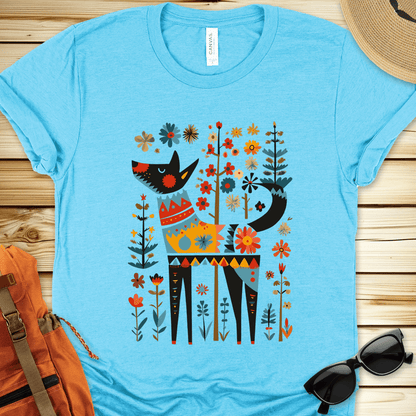 Flower Folklore Dog Tshirt