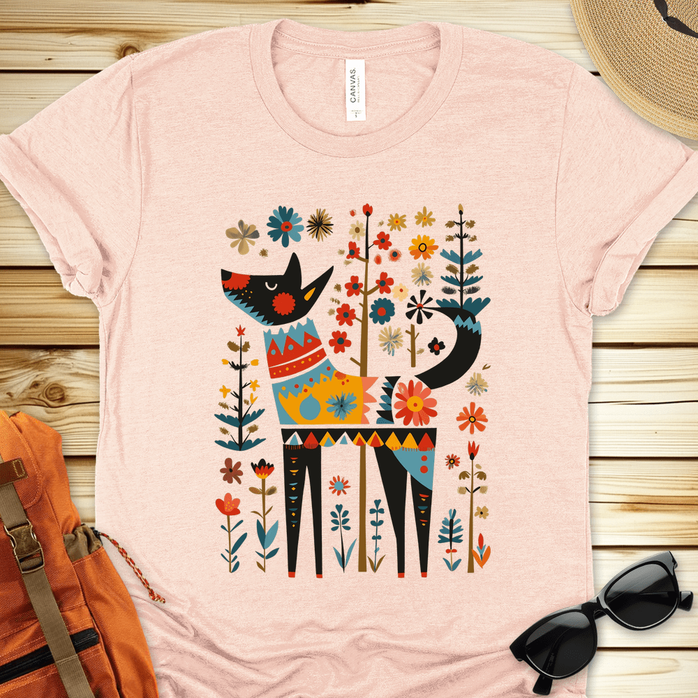 Flower Folklore Dog Tshirt