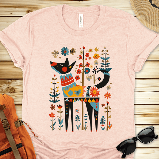 Flower Folklore Dog Tshirt