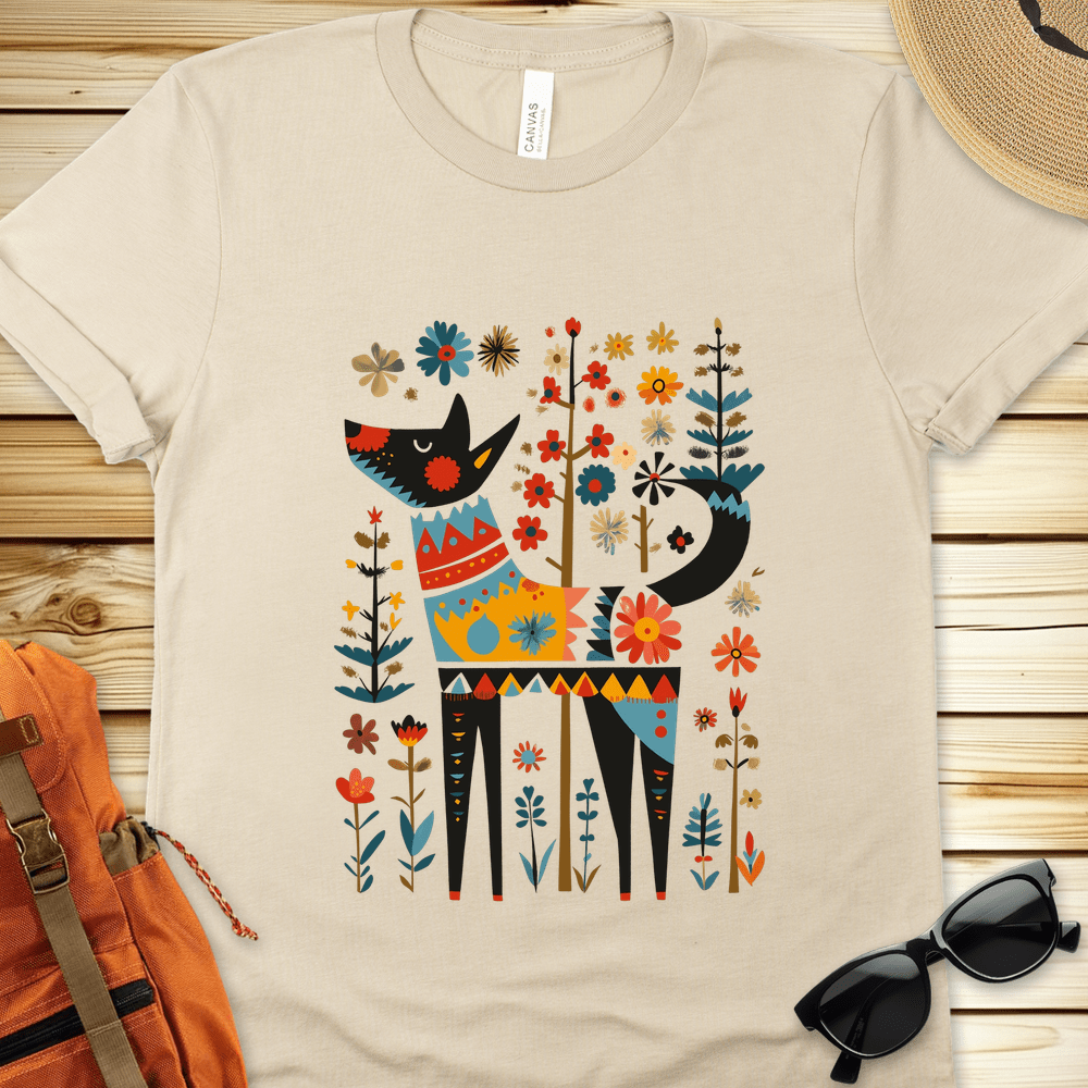 Flower Folklore Dog Tshirt