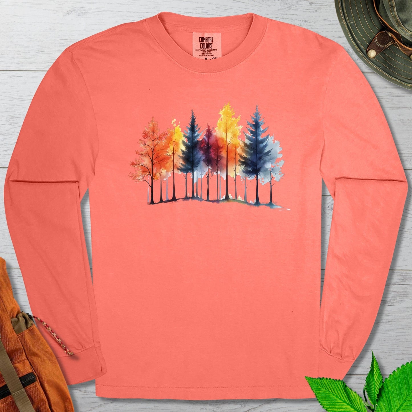 Autumn Trees Long Sleeve Tshirt