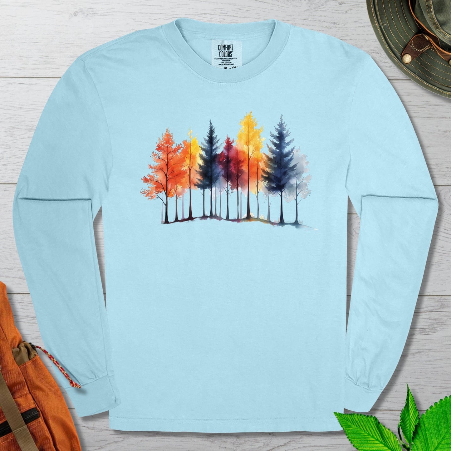 Autumn Trees Long Sleeve Tshirt