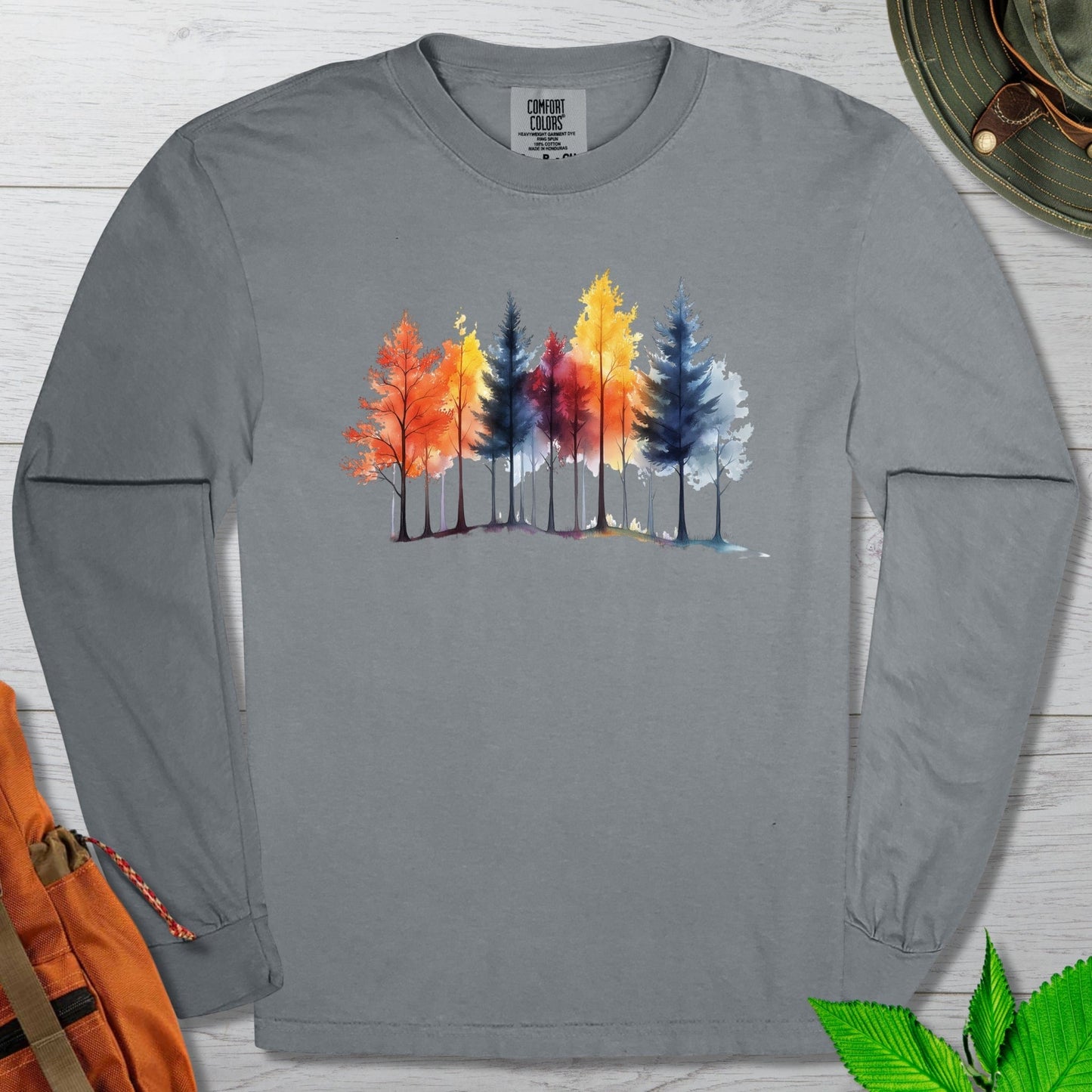 Autumn Trees Long Sleeve Tshirt