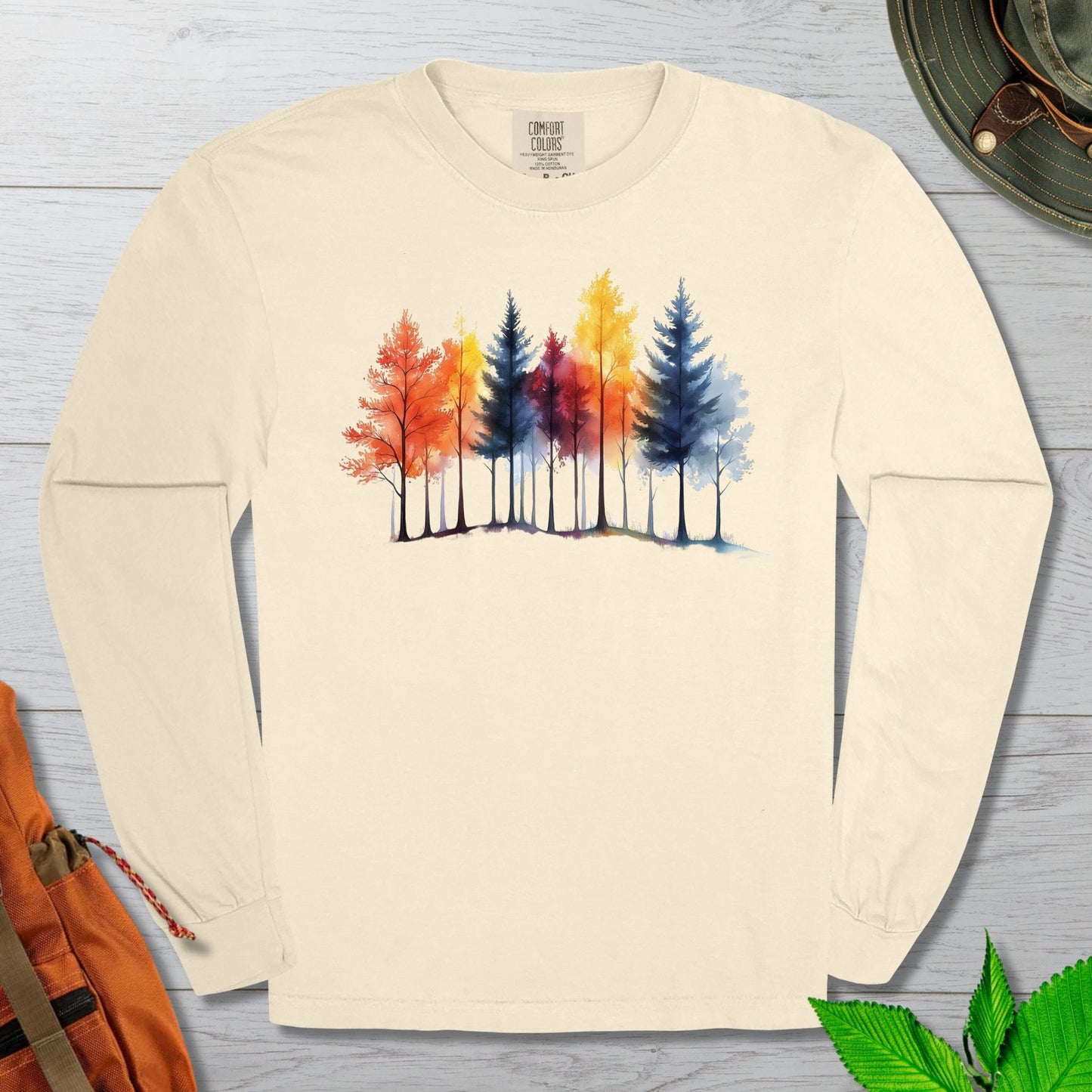 Autumn Trees Long Sleeve Tshirt