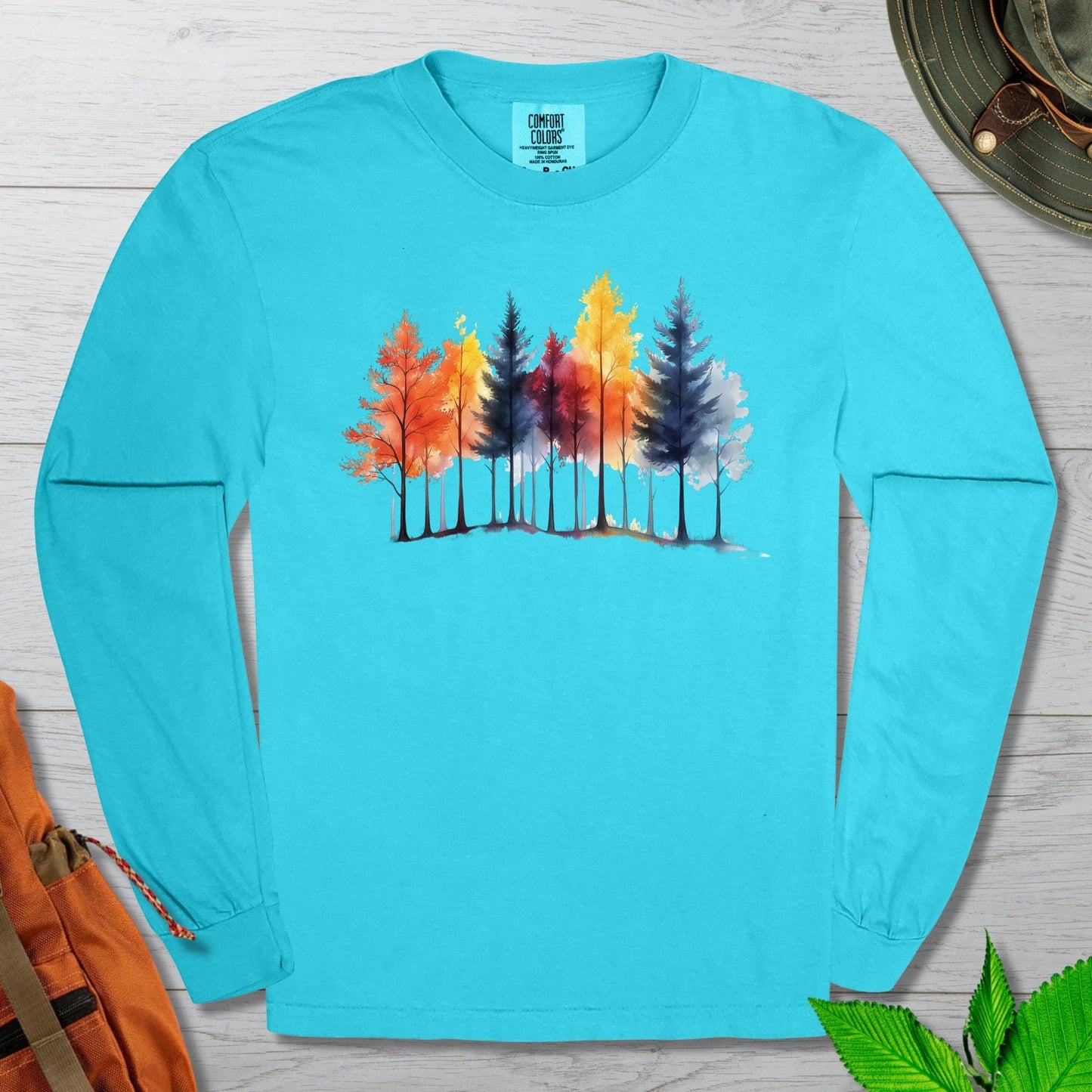 Autumn Trees Long Sleeve Tshirt