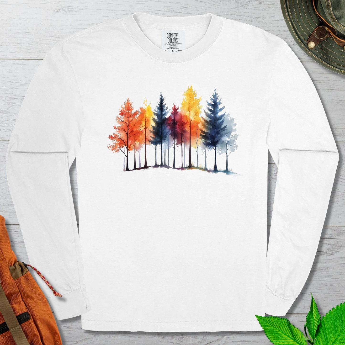 Autumn Trees Long Sleeve Tshirt