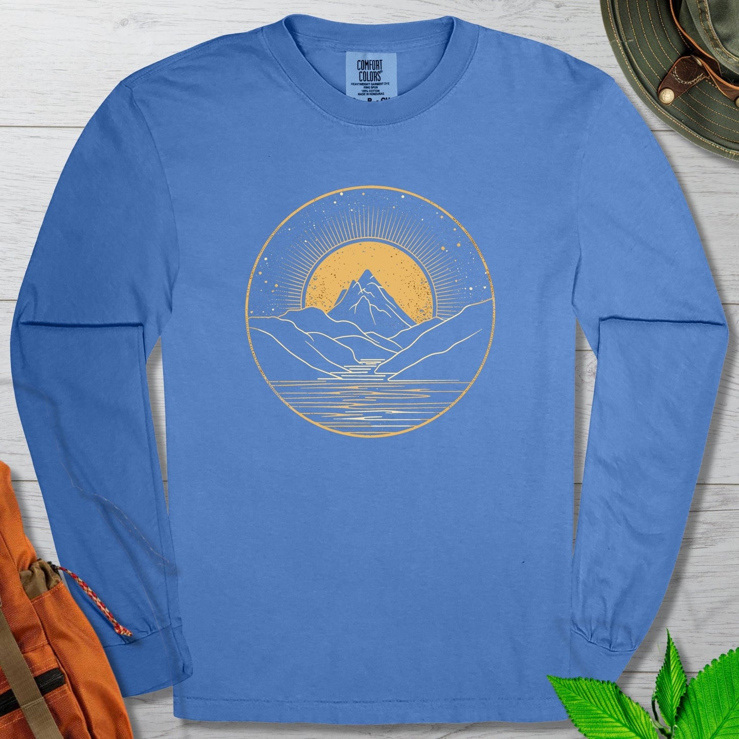 Serene Mountains Long Sleeve T-Shirt