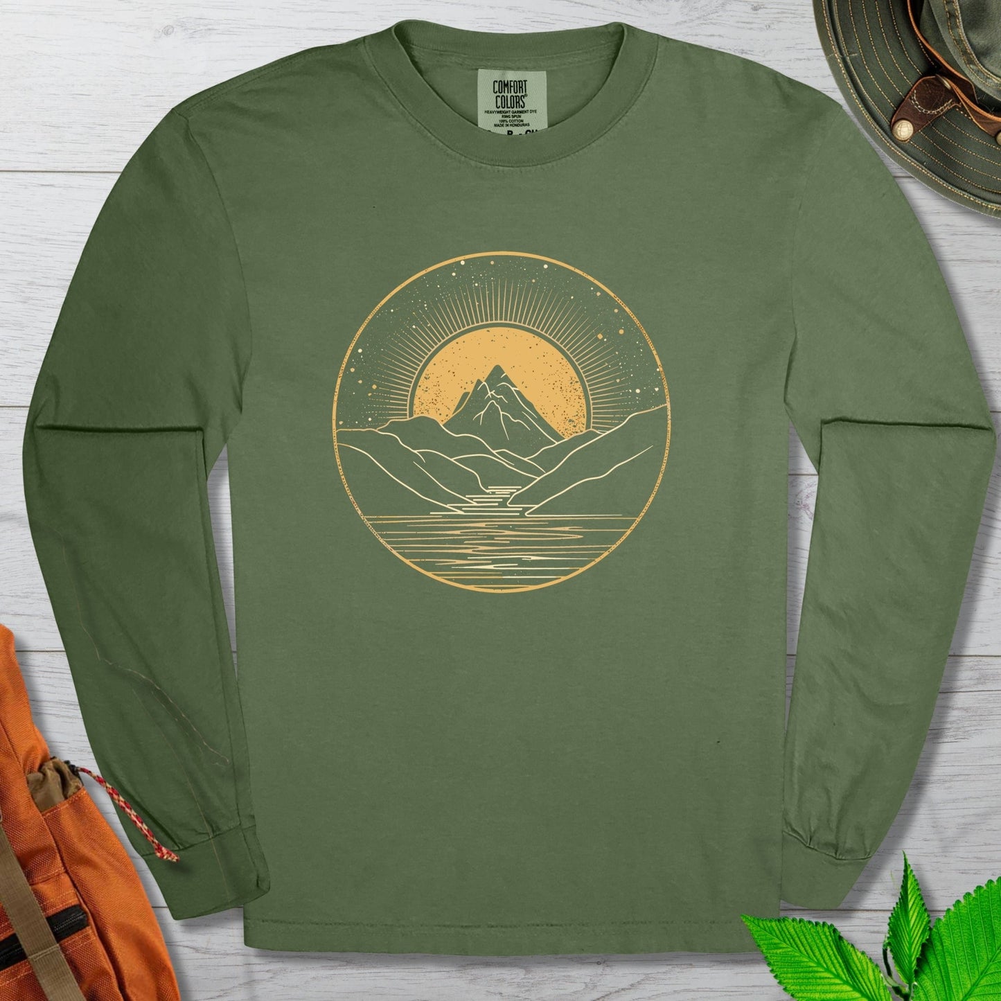 Serene Mountains Long Sleeve T-Shirt