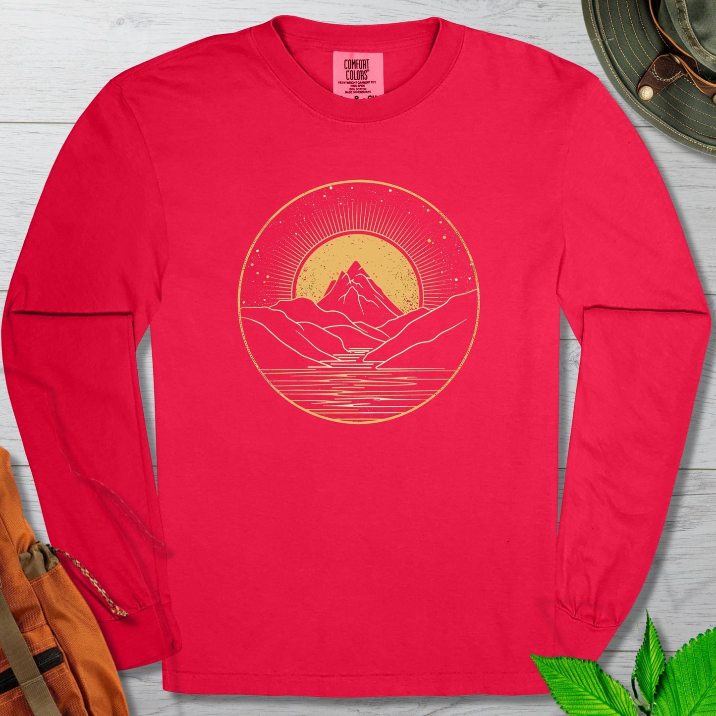 Serene Mountains Long Sleeve T-Shirt