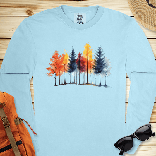 Autumn Trees Long Sleeve Tshirt
