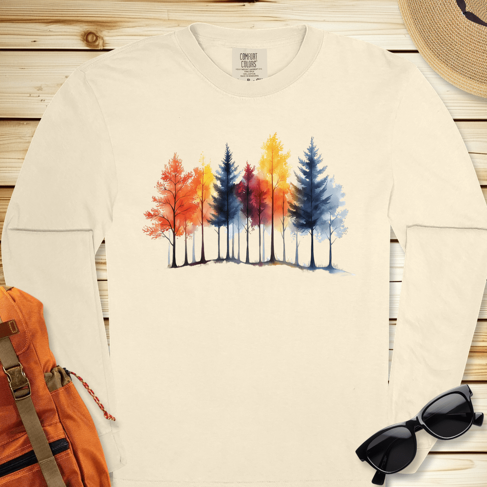 Autumn Trees Long Sleeve Tshirt