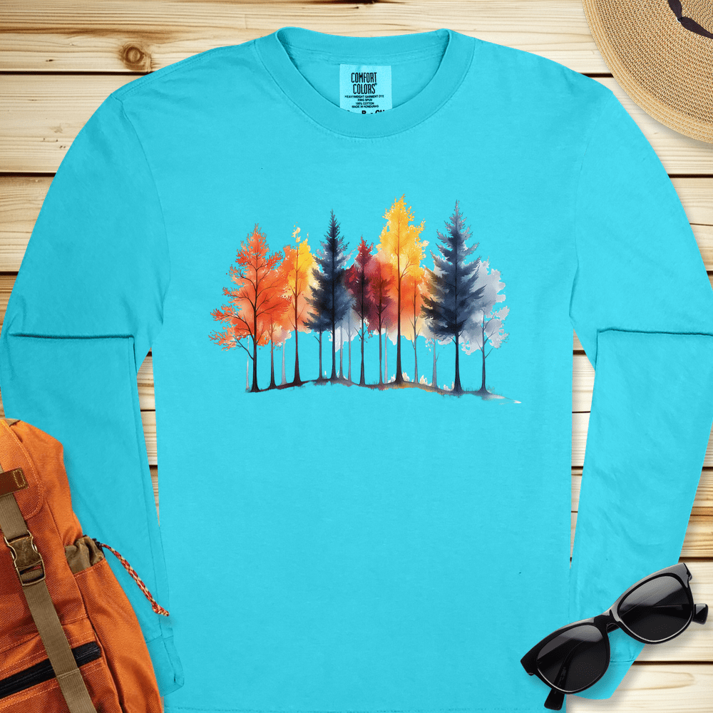 Autumn Trees Long Sleeve Tshirt