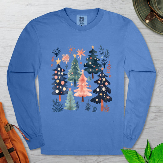 XMas Trees Long Sleeve Tshirt