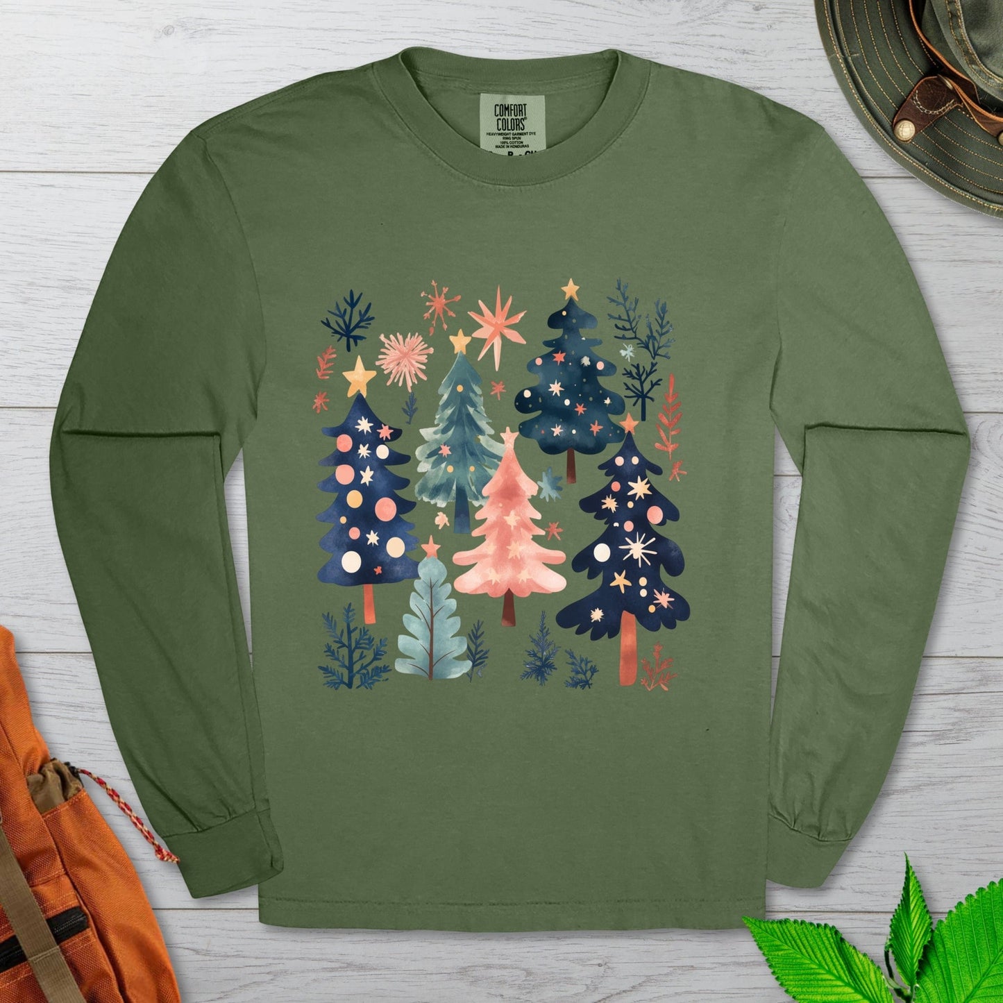 XMas Trees Long Sleeve Tshirt