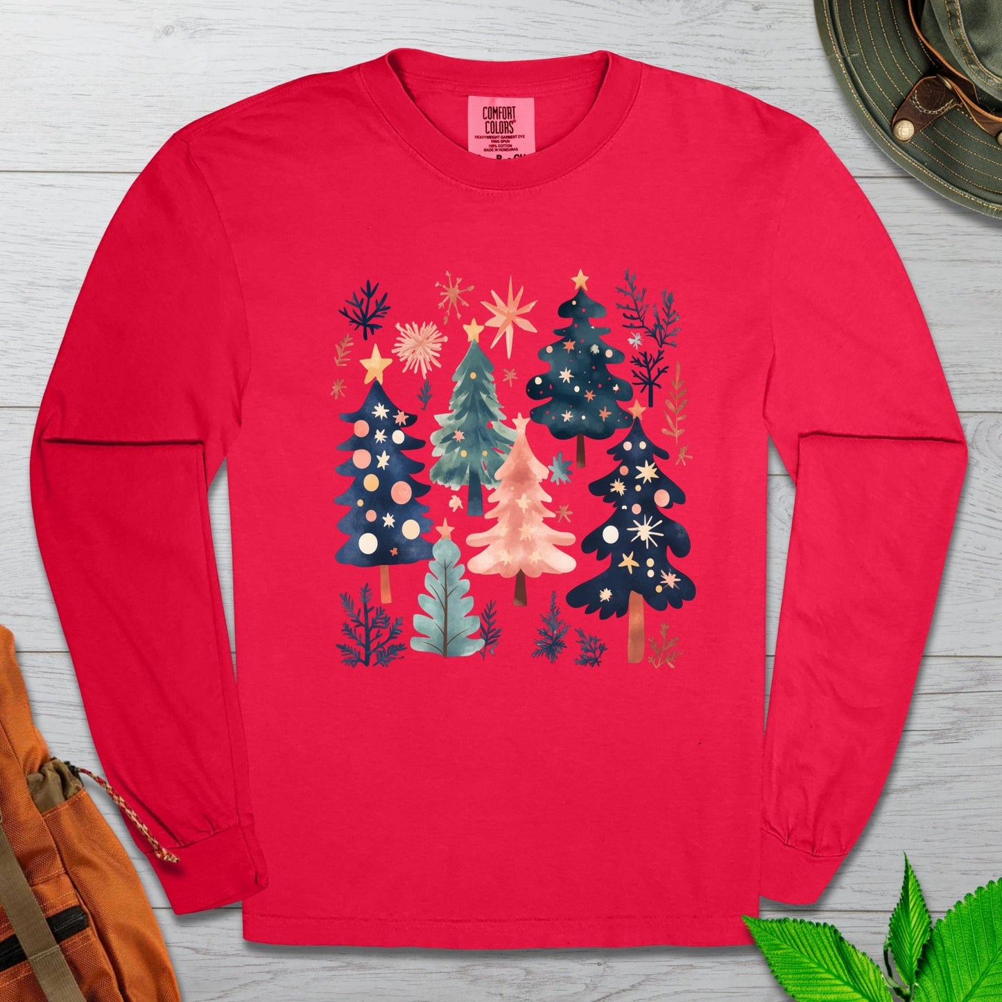 XMas Trees Long Sleeve Tshirt