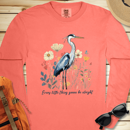 Blue Heron Every Little Thing Long Sleeve Tshirt