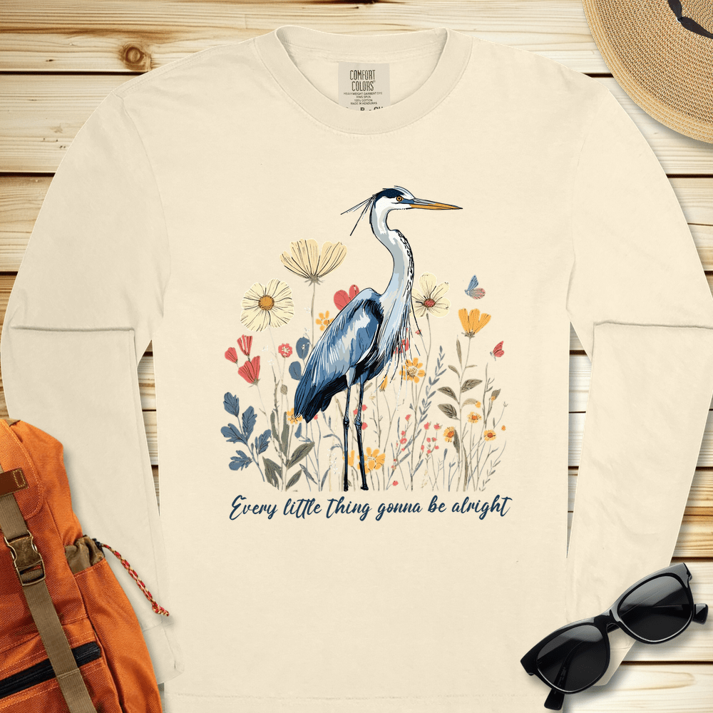 Blue Heron Every Little Thing Long Sleeve Tshirt