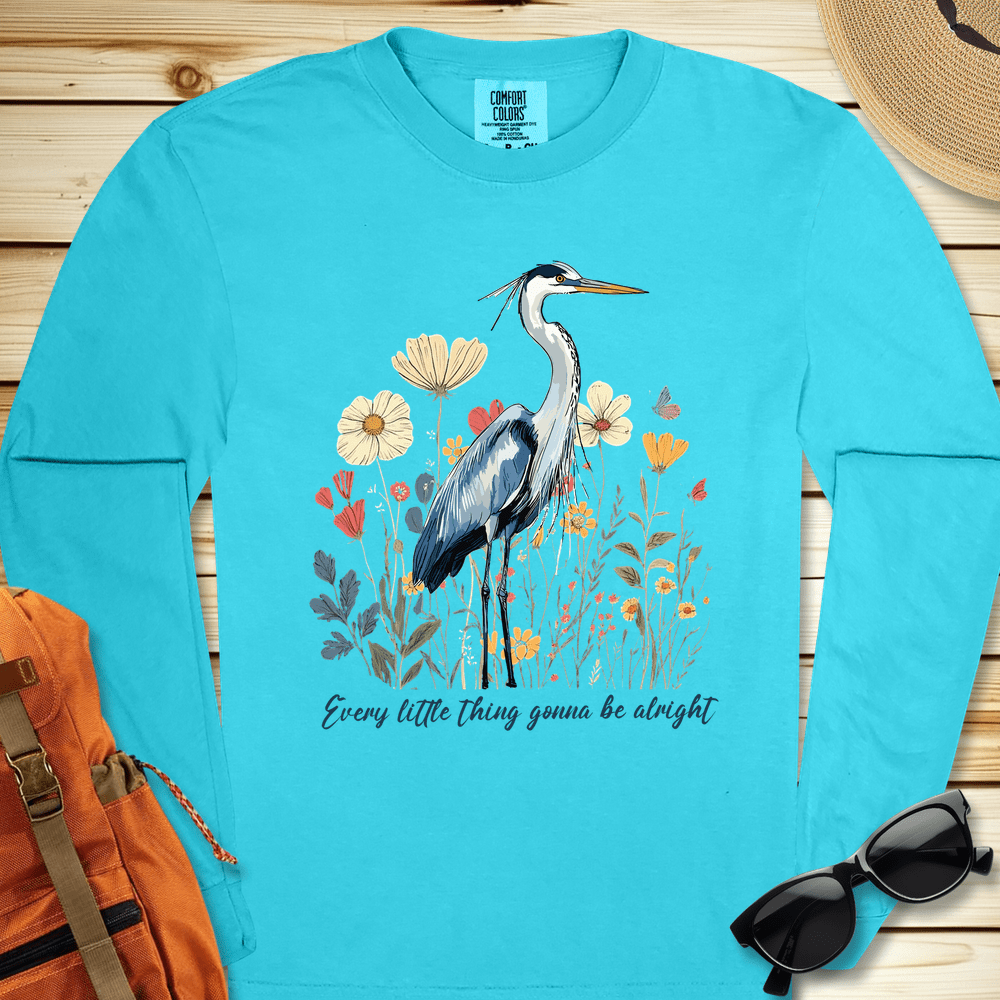 Blue Heron Every Little Thing Long Sleeve Tshirt