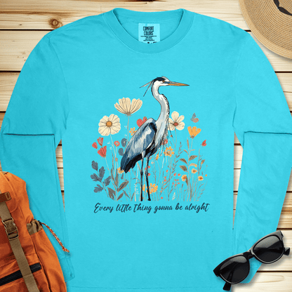 Blue Heron Every Little Thing Long Sleeve Tshirt