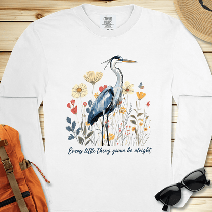 Blue Heron Every Little Thing Long Sleeve Tshirt