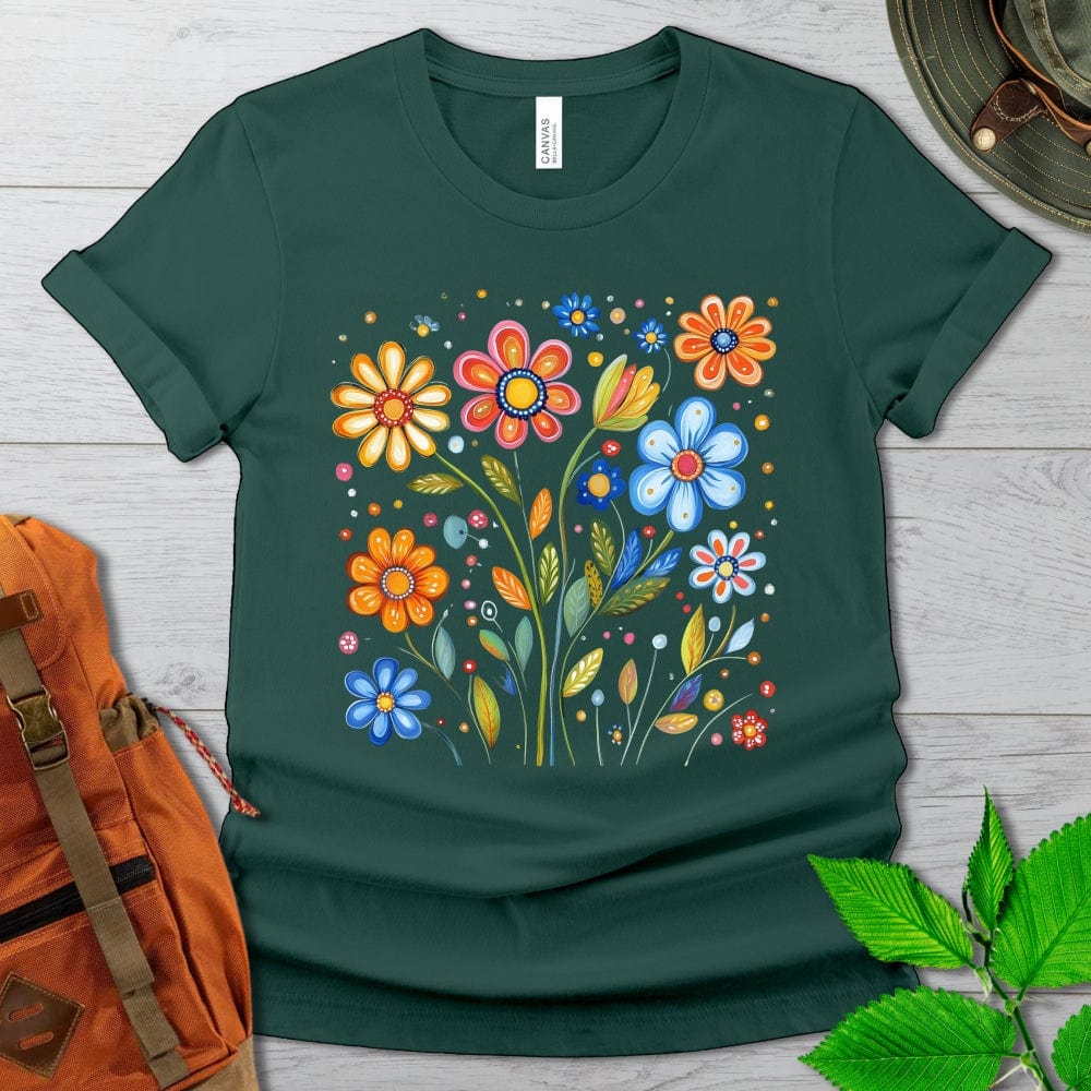 Painted Flowers Tshirt