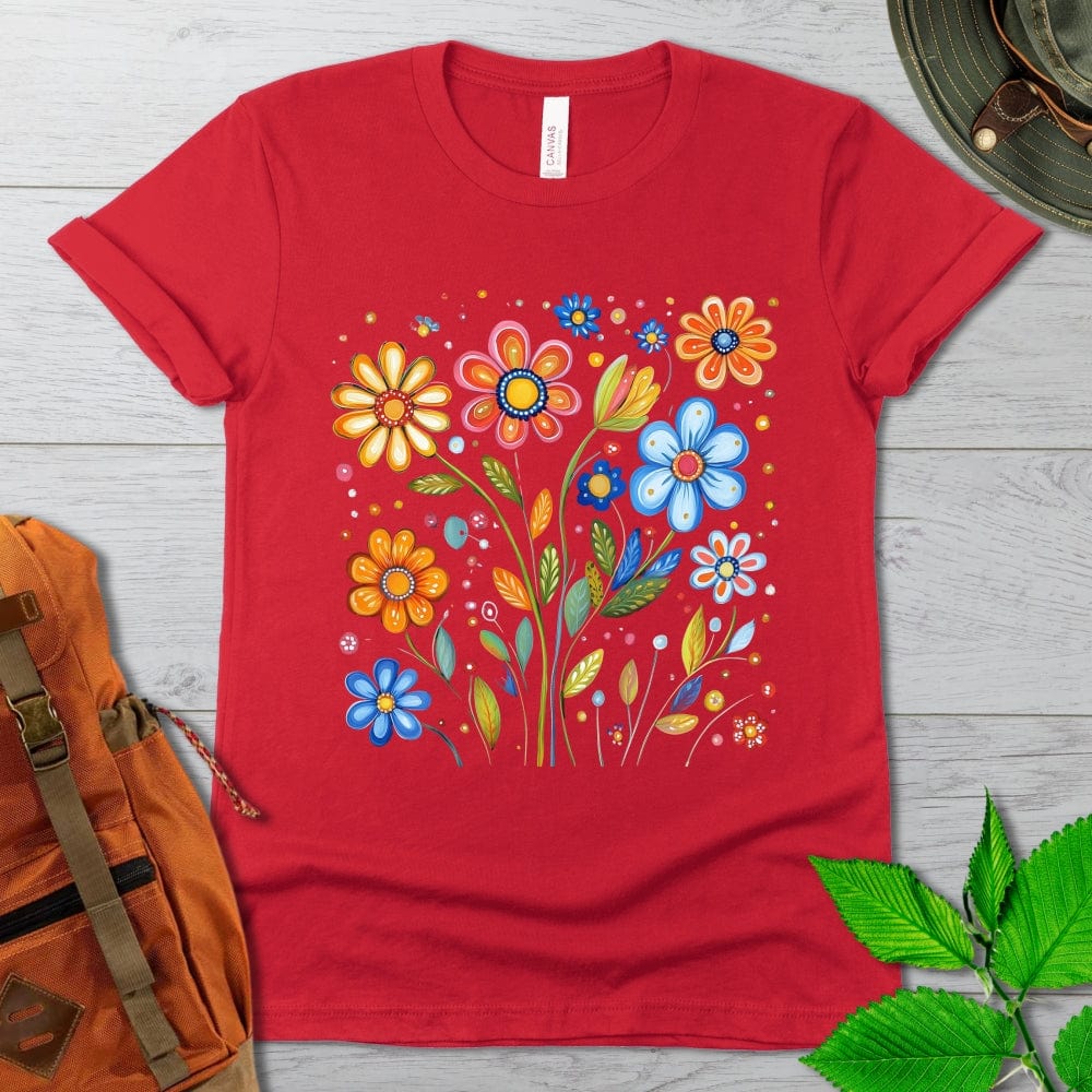 Painted Flowers Tshirt