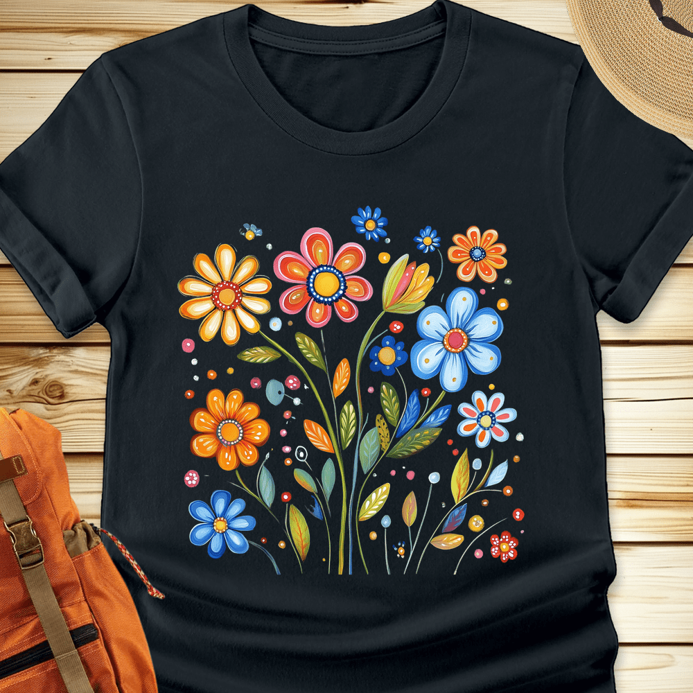Painted Flowers Tshirt
