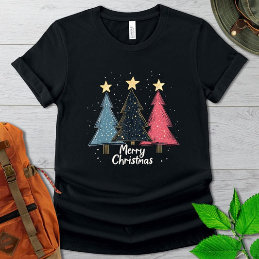 Merry Xmas Trees Tshirt