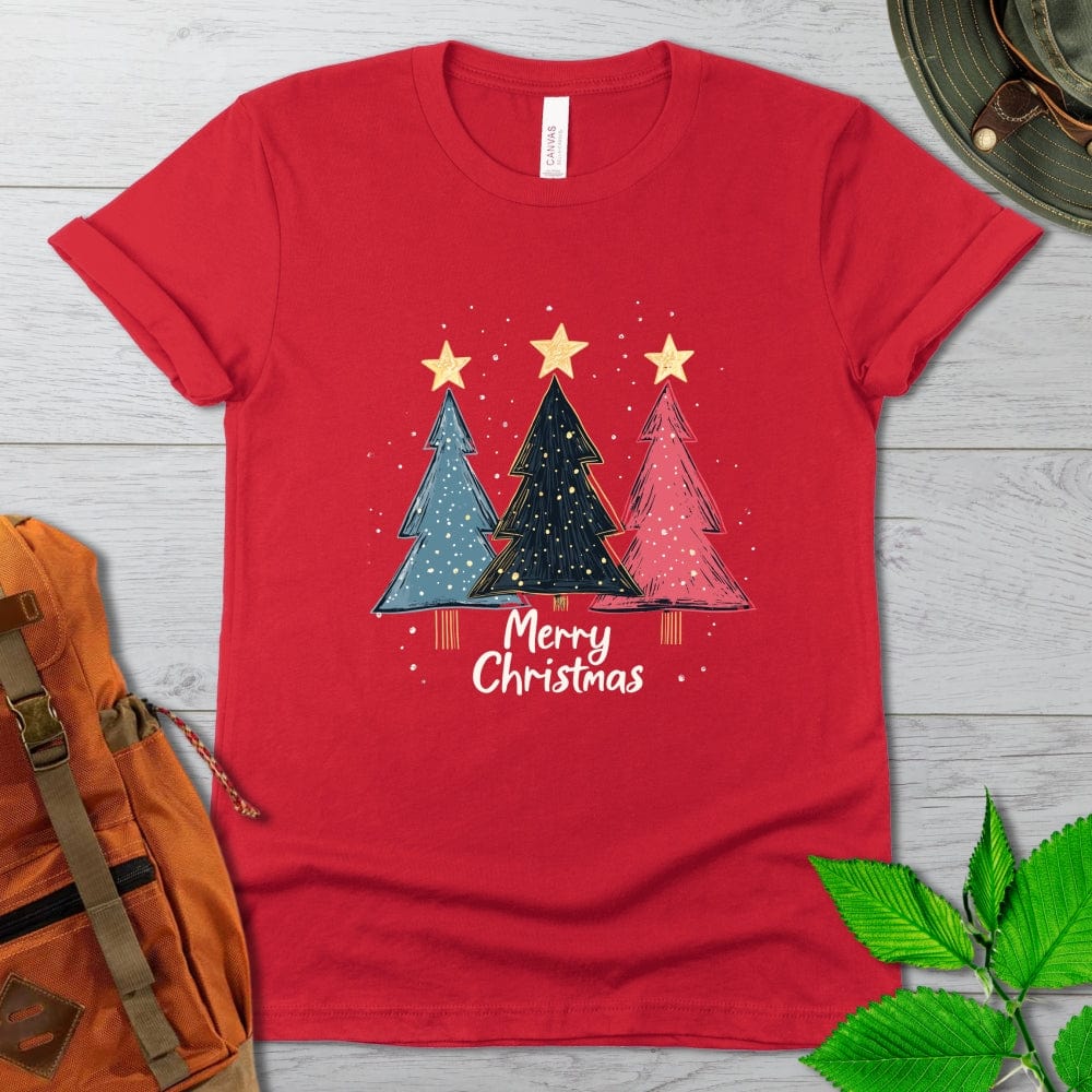 Merry Xmas Trees Tshirt