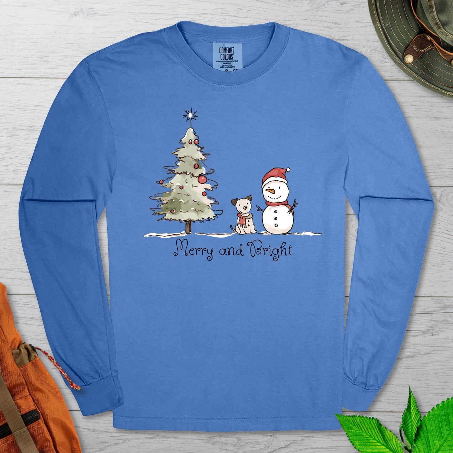 Merry and Bright Long Sleeve Tshirt