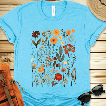 Vintage Pressed Flowers Tshirt