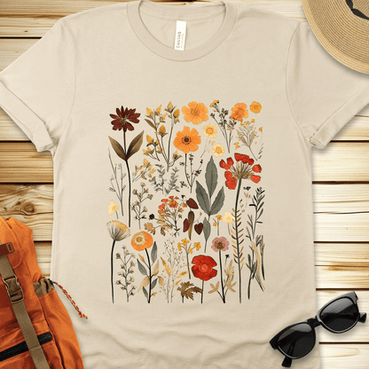 Vintage Pressed Flowers Tshirt