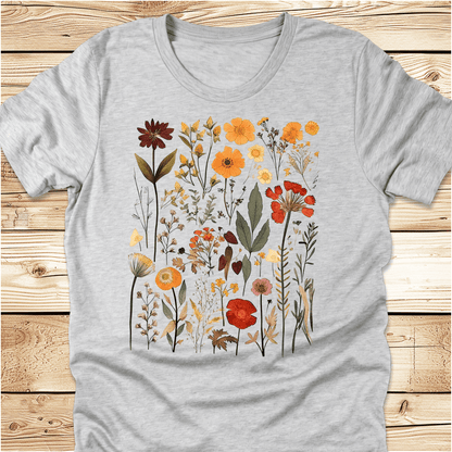 Vintage Pressed Flowers Tshirt - Ramblin Road