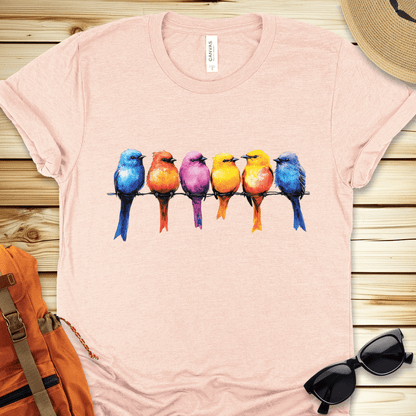 Birds On A Wire Tshirts