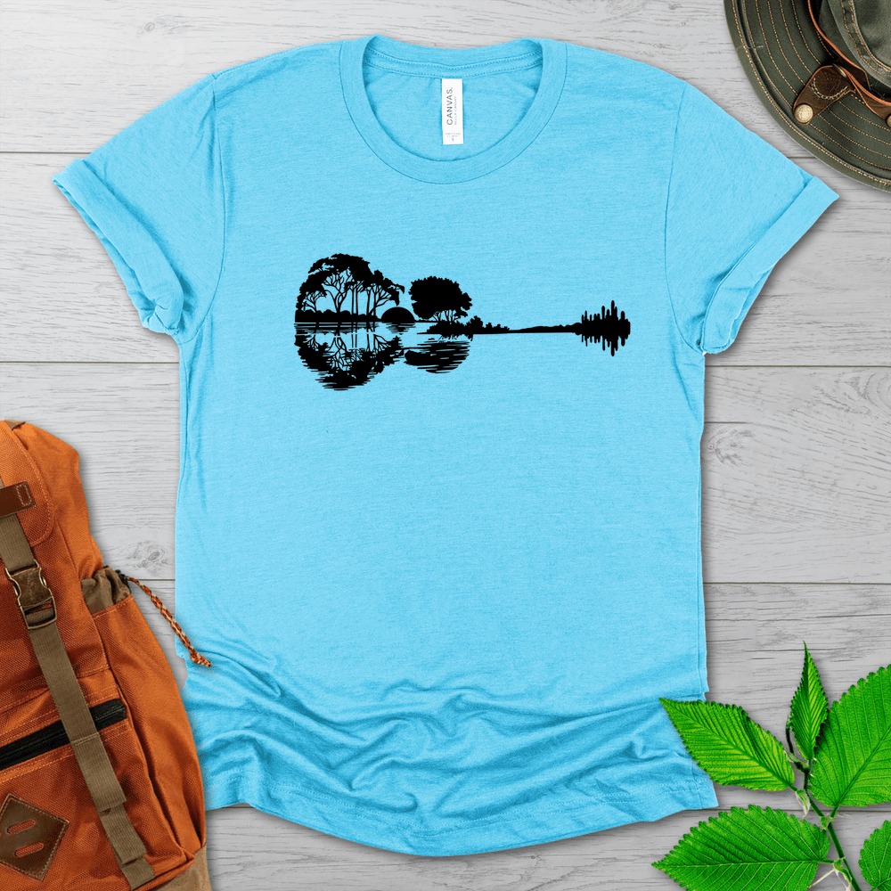 Guitar Through The Trees Tshirt