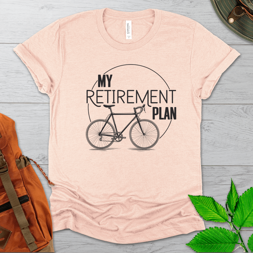 Minimalist Cycling Retirement Plan Tshirt